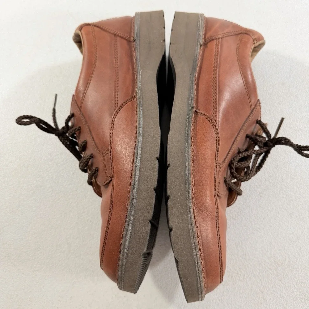 Rockport‎ Brown Leather Lace up  Mens Walking Casual Shoes Size 9 M